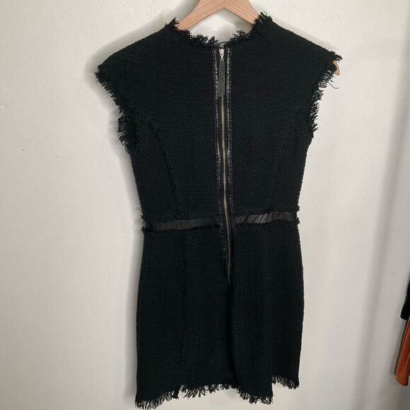 Rebecca Taylor Mini Shift Dress Leather - Picture 3 of 9